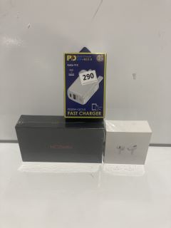 BOX OF GENERAL ITEMS INCLUDING PD QUICK CHARGER USB B AND C