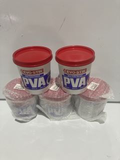 BOX OF GENERAL ITEMS INCLUDING EVO STIK WATERPROOF PVA