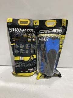 BOX OF CRESSI SWIMMING FINS