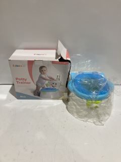 BOX OF ITEMS INCLUDING KIDOOLA POTTY TRAINER