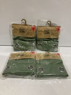 BOX OF ENJOY HOME RIDE AU BASIC CURTAIN GREEN