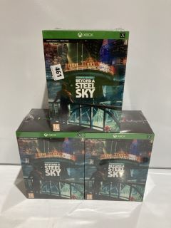 3 X XBOX SERIES BEYOND A STEEL SKY SEALED (AGES 16+)