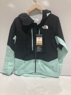 1 X THE NORTH FACE COAT BLACK/BLUE MEDIUM