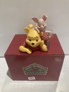 2 X DISNEY TRADITIONS WINNIE THE POOH COLLECTABLE FIGURE