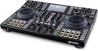 GEMINI SOUND SDJ-4000 EMBEDDED MEDIA CONTROLLER & 7 INCH HD SCREEN AUDIO MIXER (ORIGINAL RRP - £1100) IN BLACK: MODEL NO SDJ-4000 (BOXED WITH MANUFACTURE ACCESSORIES) [JPTB4544]