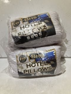 QTY OF BHS HOTEL PILLOWS