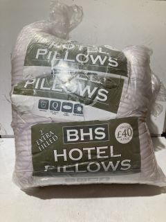 QTY OF BHS HOTEL PILLOWS