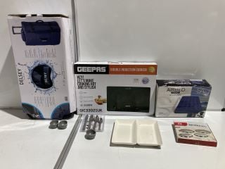 QTY OF ITEMS TO INCLUDE GEEPAS DOUBLE INDUCTION COOKER