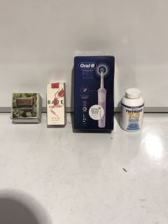 BOX OF ASSORTED ITEMS TO INCLUDE ORAL-B VITALITY PRO ELECTRIC TOOTHBRUSH