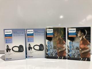 4 PHILIPS 5000 SERIES WIRELESS EARPHONES TOTAL RRP £136