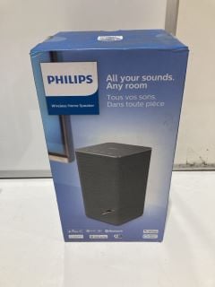 PHILIPS WIRELESS HOME SPEAKER IN BLACK RRP £169