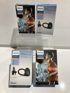 4 PHILIPS 5000 SERIES WIRELESS EARPHONES TOTAL RRP £136