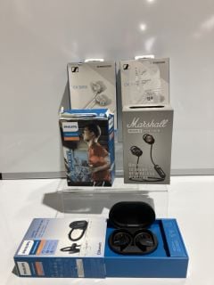 QTY OF TECH ITEMS TO INCLUDE SENNHEISER CX 300 EARPHONES