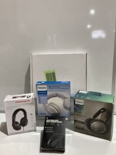 QTY OF TECH ITEMS TO INCLUDE PHILIPS 4000 SERIES HEADPHONES