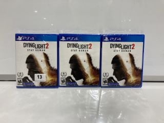 3 X PS4 DYING LIGHT 2 (18+ ID REQUIRED)