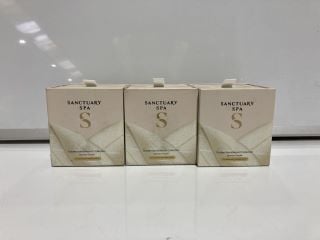 3 X SANCTUARY SPA CANDLES