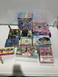 QTY OF TOYS TO INCLUDE POKEMON CARD CASE