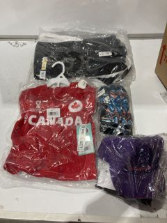 QTY OF ASSORTED CLOTHING TO INCLUDE CANADA FOOTBALL KIT