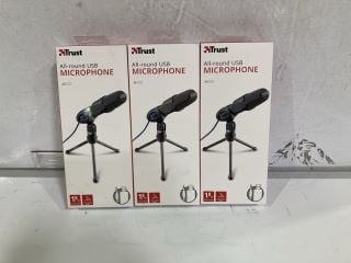 3 X TRUST USB MIRCOPHONE