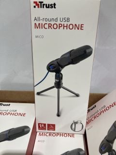 QTY OF ASSORTED ITEMS TO INCLUDE TRUST ALL ROUND USB MIRCOPHONE