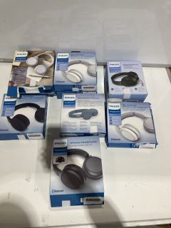 QTY OF ASSORTED ITEMS TO INCLUDE PHILIPS 5000 SERIES HEADPHONES