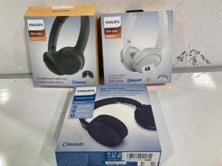 QTY OF PHILIPS HEADPHONES