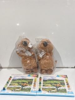 QTY OF ASSORTED CHILDRENS TOYS TO INCLUDE QUOKKA-MOLA PLUSH