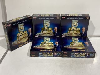 QTY OF 5 GOLD RINGS BOARD GAME