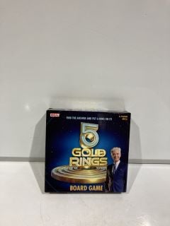 QTY OF 5 GOLD RINGS BOARD GAME