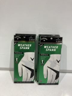 QTY OF ASSORTED CALLAWAY WEATHER SPANN GLOVES