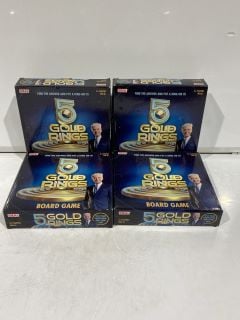 QTY OF 5 GOLD RINGS BOARD GAME