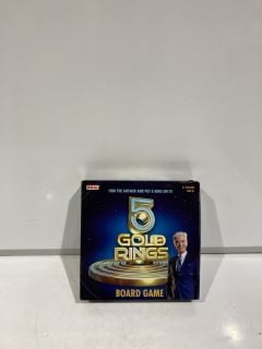 QTY OF 5 GOLD RINGS BOARD GAME