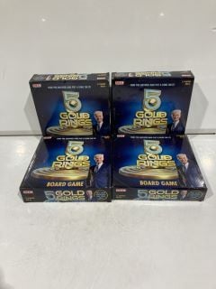 QTY OF 5 GOLD RINGS BOARD GAME