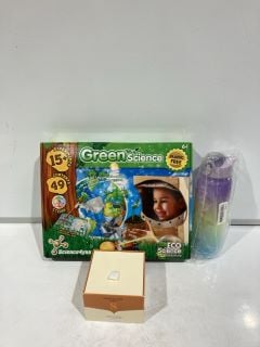 QTY OF ASSORTED ITEMS TO INCLUDE GREENSCIENCE KIT