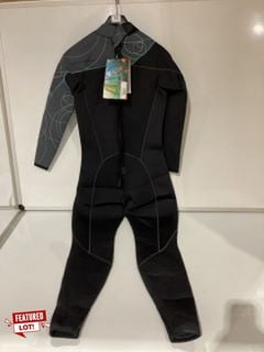 1 X BARE 5MM ELATE FULL WOMENS GREY WETSUIT UK 10 RRP £329.95