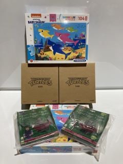 QTY OF ASSORTED CHILDRENS GAMES TO INCLUDE NICKELODEON BABY SHARK