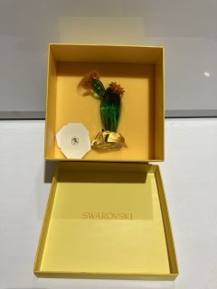 1 X SWAROVSKI CRYSTAL FLOWERS GOLDEN YELLOW CACTUS