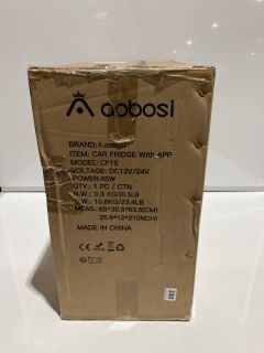 1 X AOBOSI 15 L CAR FRIDGE WITH APP