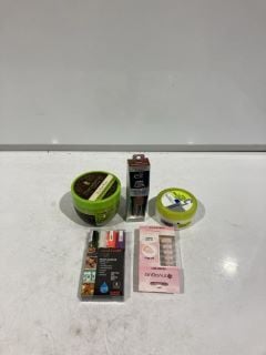 QTY OF ASSORTED ITEMS TO INCLUDE MACADAMIA OIL REPAIR MASQUE