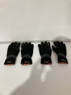 2 X BARE ULTRA WARMTH 5MM GLOVES RRP £150