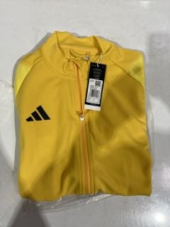 QTY OF ASSORTED CLOTHING ITEMS TO INCLUDE ADIDAS TIRO 23 YELLOW JACKET UK L