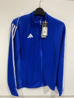 QTY OF ASSORTED CLOTHING ITEMS TO INCLUDE ADIDAS BLUE JACKET UK M