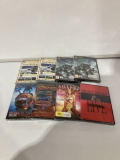 QTY OF ASSORTED CDS AND DVDS TO INCLUDE DESTINY PC GAME 18+ ID MAY BE REQUIRED