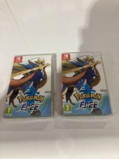 3 X NINTENDO SWITCH POKEMON SWORD GAME