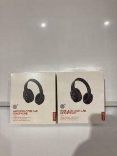 4 X LENOVO WIRELESS HEADPHONES