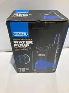 A QTY OF ASSORTED ITEMS TO INCLUDE DRAPER 230V WATER PUMP