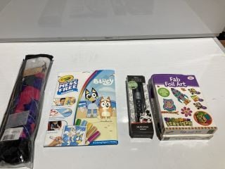 QTY OF ASSORTED ITEMS TO INCLUDE DISNEY MICKEY MOUSE SELFIE STICK WIRELESS