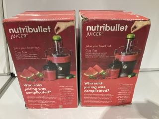 2 X NUTRIBULLET JUICER