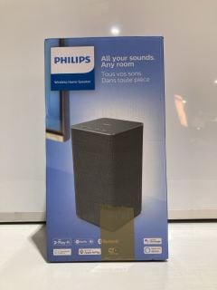 1 X PHILIPS WIRELESS HOME SPEAKER