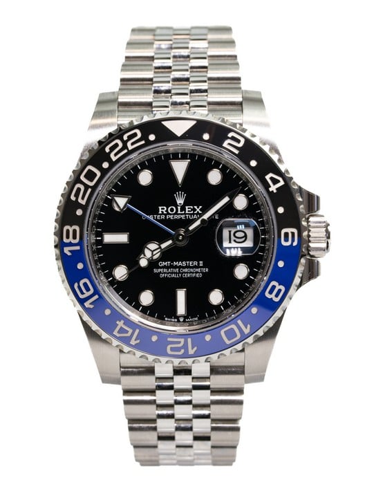 Rolex GMT-Master II "Batgirl" Automatic Watch, Please see full description below, including important notes prior to bidding.